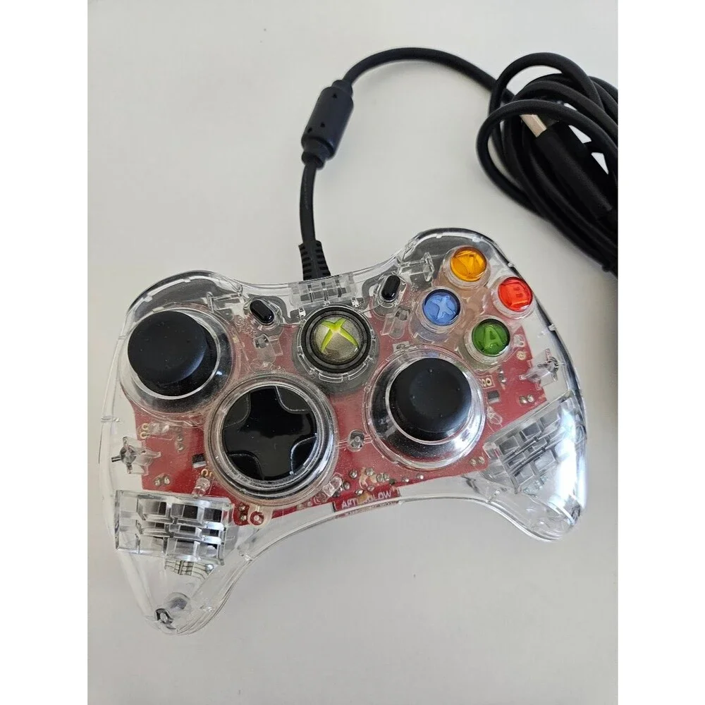 Afterglow Xbox Microsoft PL-3602 Red Wired Video Game Controller Remote Control
